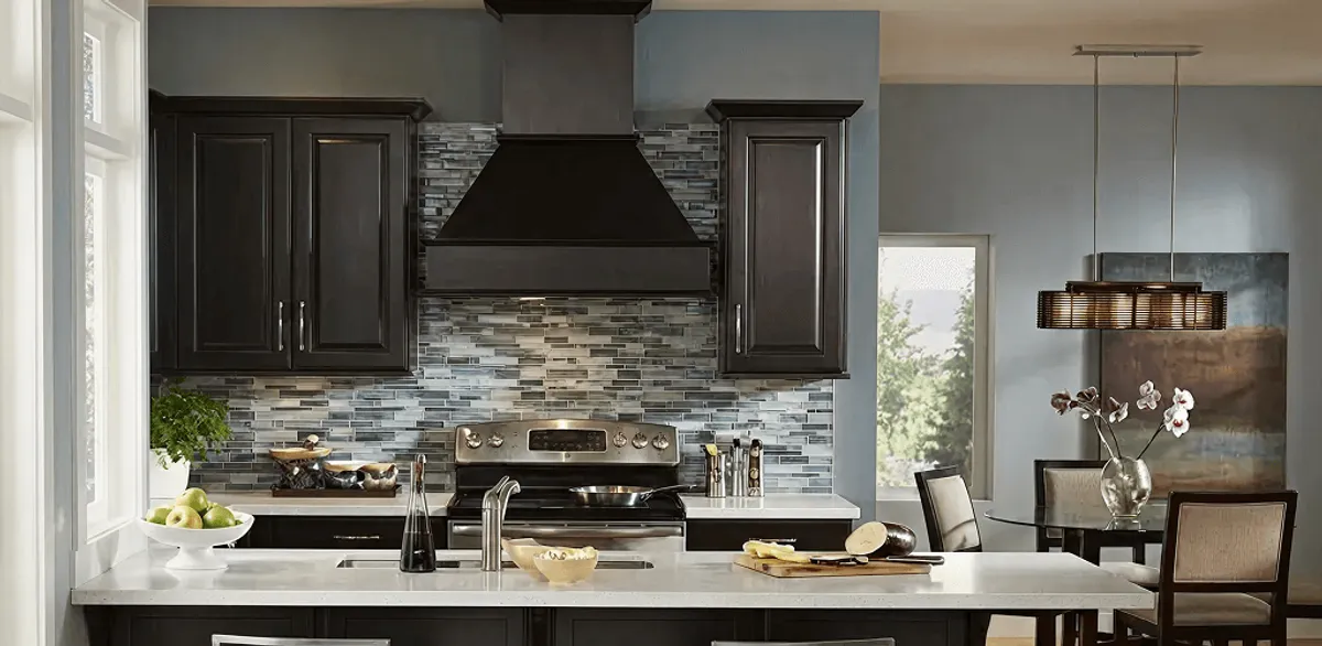 Kitchen cabinet painting and refinishing in a modern kitchen in Ann Arbor, MI